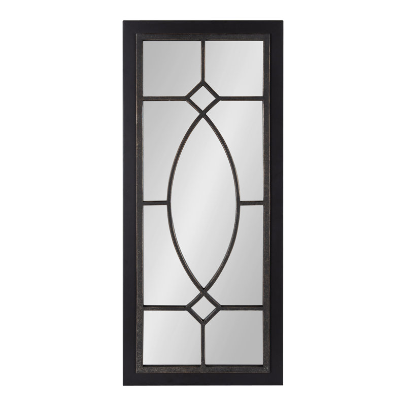 Winston Porter Farmhouse Wall Mirror, Traditional Full Length Mirror